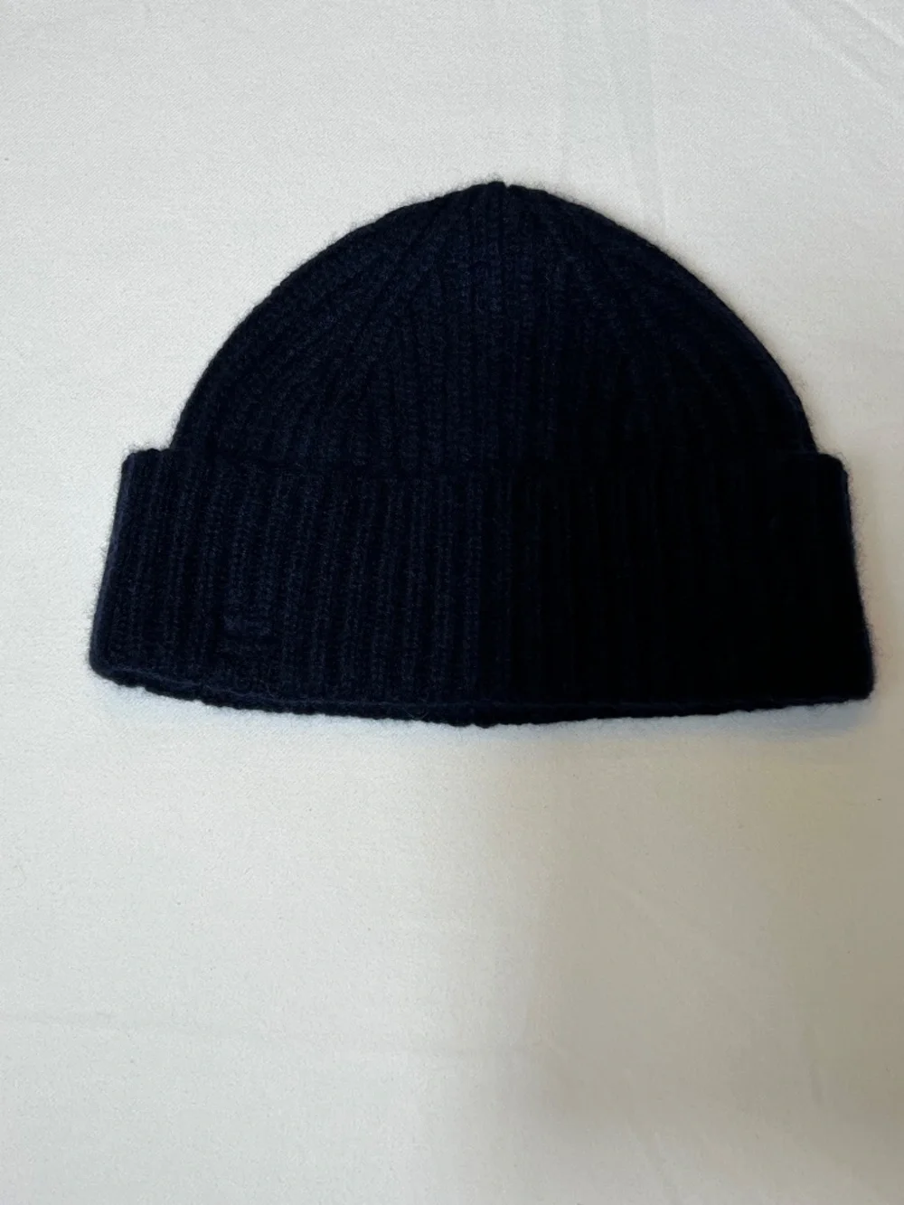 Nordstrom 100% Cashmere Ribbed Fisherman Style Beanie Cap